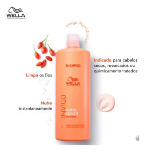 Wella Professionals Invigo Nutri-Enrich - Shampoo 1L - Image 3