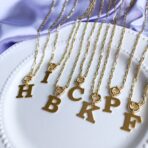 Colar De Letras Banhado Em Ouro 18k [F027] - Image 5