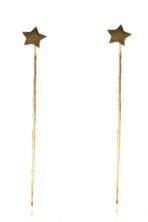 Brinco De Fio Com Estrela Banhado Em Ouro 18k [F027] - Image 3