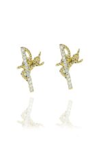 Brinco Fé Com Zircônias Banhado Em Ouro 18k [F027] - Image 3