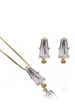 Conjunto Trapézio Em Zircônia [F027] - Image 3