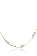 Colar Choker Com Mini Pérolas Na Corrente Banhado Em Ouro 18k [F027] - Image 3