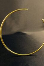 Choker Circular Aro Tubo Banhado Em Ouro 18k [F027] - Image 2