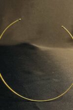 Choker Circular Aro Fino Banhado Em Ouro 18k [F027] - Image 2