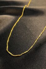Colar Com Corrente De Bolinha E Palito Banhado Em Ouro 18k [F027] - Image 2