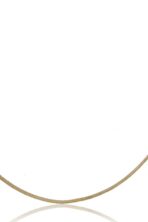 Colar Com Corrente Fita Banhado Em Ouro 18k [F027] - Image 3