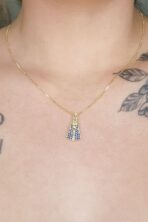 Colar Nossa Senhora Aparecida Banhado Em Ouro 18k [F027]