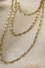 Colar Triplo De Coração Banhado Em Ouro 18k [F027] - Image 2
