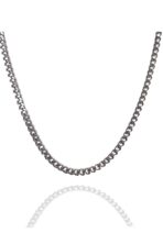 Colar Corrente Grumet 5mm Aço Inox Masculino [F027] - Image 2
