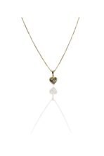 Colar Pingente Coração Com Zircônia Multicolor Banhado Em Ouro 18k [F027] - Image 3