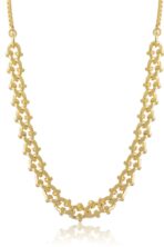 Pulseira Com Fecho Regulável E Corrente Trabalhada Banhado Em Ouro 18k [F027] - Image 3