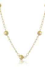 Pulseira De Bolinha Dourada Banhado Em Ouro 18k [F027] - Image 3