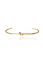 Bracelete Fino Com Nó Banhado Em Ouro 18k [F027] - Image 3
