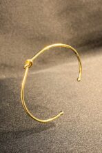 Bracelete Fino Com Nó Banhado Em Ouro 18k [F027] - Image 2