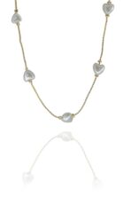 Pulseira De Coração De Pérola Banhado A Ouro 18k [F027] - Image 3