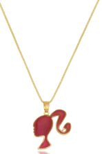Colar Personalizado Barbie Folheado Em Ouro18k [F027]
