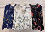 Blusa Crepe Manga Longa Beija Flor [F081] - Image 3