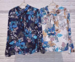 Blusa Crepe Manga Longa Detalhe Amarrar [F081] - Image 2