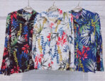 Blusa Crepe Manga Longa Folhagem [F081] - Image 3