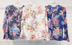 Blusa Crepe Manga Longa Frente Babado [F081] - Image 3