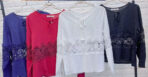 Blusa Chiffon Detalhe Renda Manga Longa [F081] - Image 2