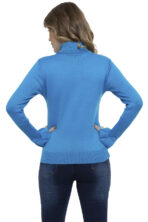 Blusa Tricot Manga Longa Cacharrel Botões [F081] - Image 6