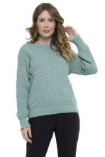 Blusa Tricot Manga Longa Ponto Perola [F081] - Image 6