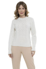 Blusa Tricot Trama Manga Longa [F081] - Image 2