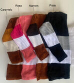 Casaco Tricot Listrado Tricolor [F081] - Image 7