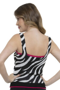 Regata Tricot Alça Zebra [F081] - Image 4