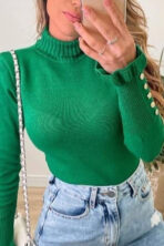Blusa Tricot Manga Longa Cacharrel Botões [F081] - Image 3