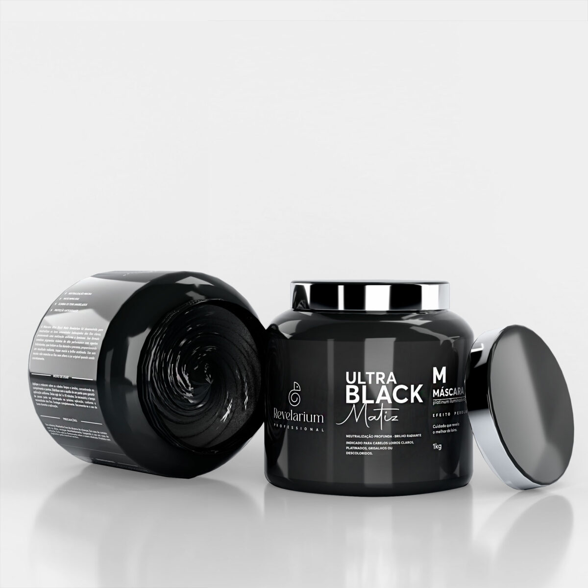 Máscara Matizadora Ultra Black Revelarium Profissional 1kg - Image 3
