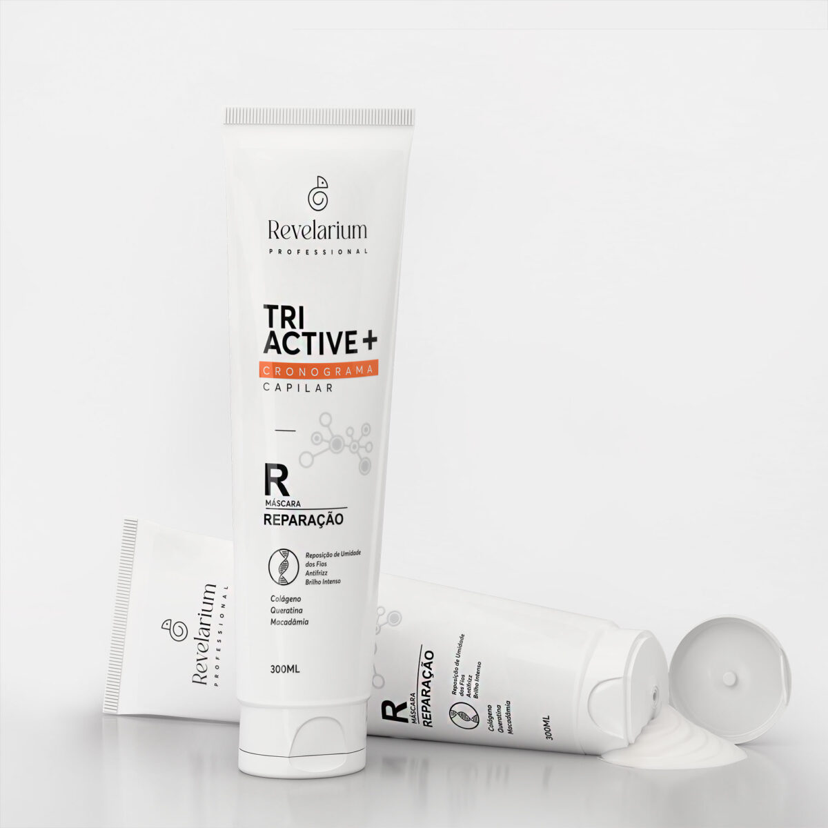 Cronograma capilar Máscara Tri Active Reparação 300G - Revelarium - Image 1