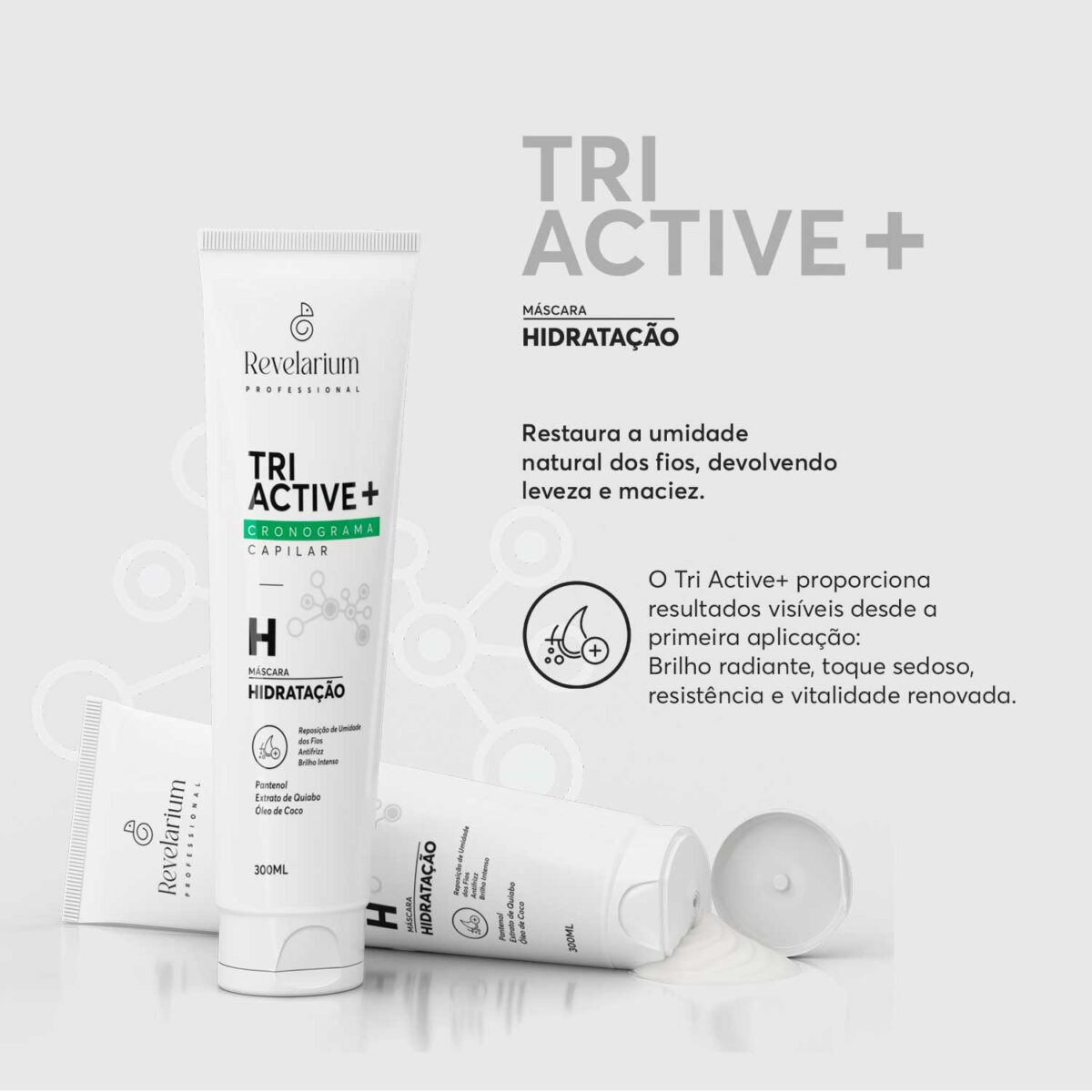 Cronograma capilar Máscara Tri Active Hidratação 300G - Revelarium - Image 3